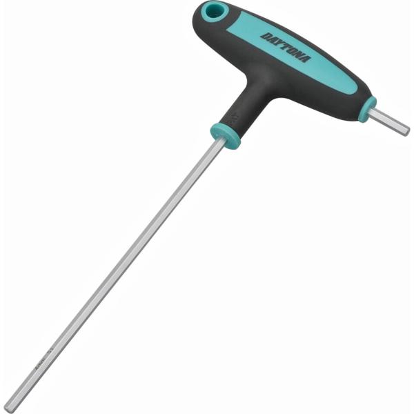 他サイト： DAYTONA デイトナ パワーグリップT型六角レンチ サイズ：4mm ミリサイズ（T字レンチ） T字レンチ ハンドツールの商品画像