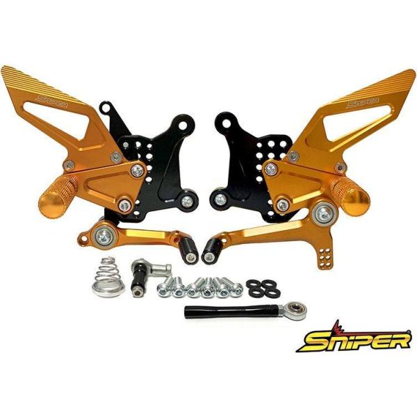 SNIPER（スナイパー） バックステップ カラー：ゴールド ZX-4RR ZX-4R