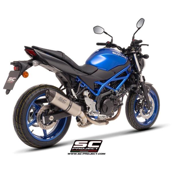 SV650/SV650X スリップオンチタンマフラー スズキ SV650X 2018-2024 LCIPARTS GPチタン スリップオン