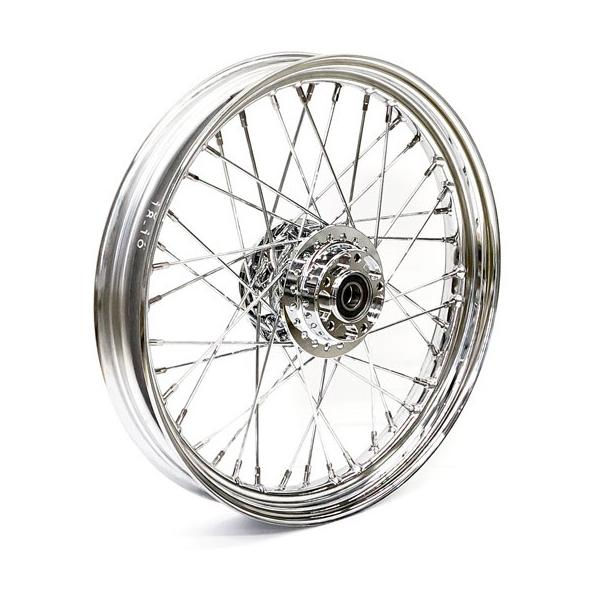 MCS GV[GX 250×19 front wheel 40 spokes chrome 1200X 1200C  HARLEY-DAVIDSON n[[_rbh\ zC[ zC[֘A 