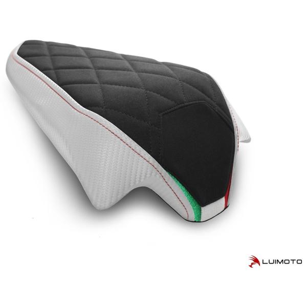 LUIMOTO ���C���g ���A�V�[�g�J�o�[ �J���[�^�f�ށF�X�E�F�[�h �u���b�N�^CF �p�[���^���b�h �X�e�b�`�^ITALIAN FLAG EMB PANIGALE V2 STREETFIGHTER V4 �O��