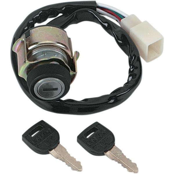 EMGO GS IGNITION SWITCH [40-80600] KZ 1000 A MKII B Ltd C Police D Z1R 650 Custom SR E F 750 G 900 Z1 KAWASAKI JTL XCb` dn