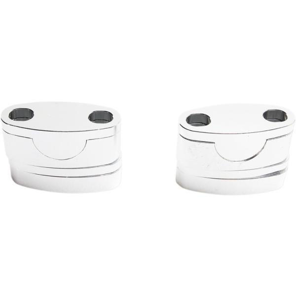 EMGO �G���S RISER KIT H�^BAR 7�^8 Color�FSilver(Finish�FPolished) [0602-0786] �n���h���|�X�g�E�n���h�����C�U�[ �n���h�����Ӄp�[�c �n���h��