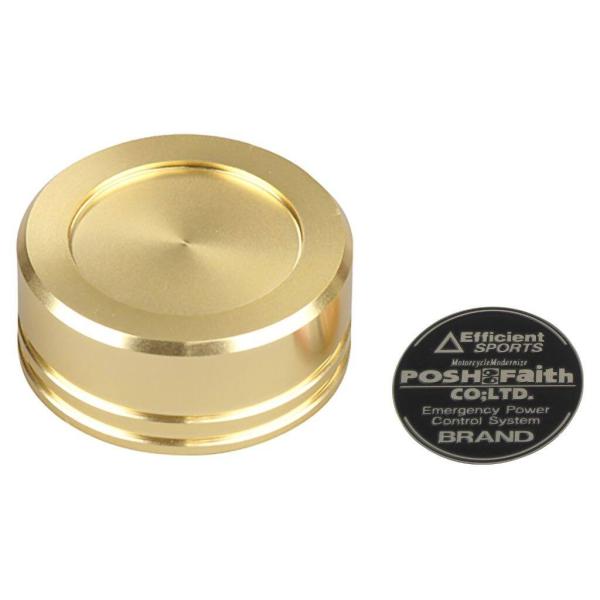 POSH Faith ポッシュ フェイス マスターシリンダーキャップ カラー：CHANPAGNE GOLD HONDA ホンダ KAWASAKI カワサキ SUZUKI スズキ YAMAHA ヤマハ ブレーキ