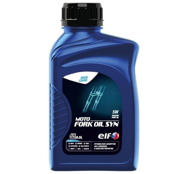 elf エルフオイル MOTO FORK OIL SYN モーターサイクル用フォークオイル 【0.5L】 SAE粘度：5W サスペンションオイル・フォークオイル サスペンション 足回り
