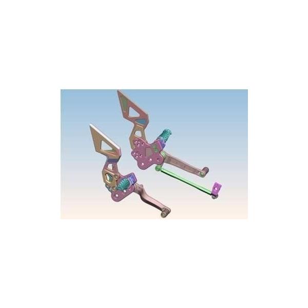 Fakie t@[L[ Rearset V3 J[FBlack Z125 v KAWASAKI JTL obNXebv Xebv 