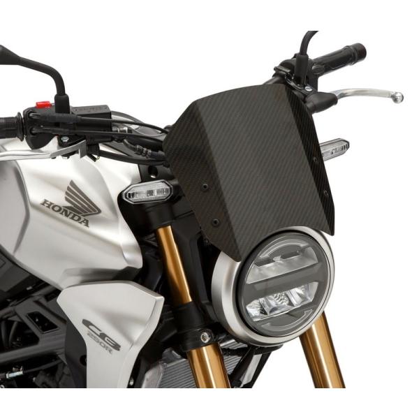 モリワキ　メーターバイザーキット(CB650R) オマケつき モリワキ メーターバイザーキット (CB650R)(セミスモーク): 純正