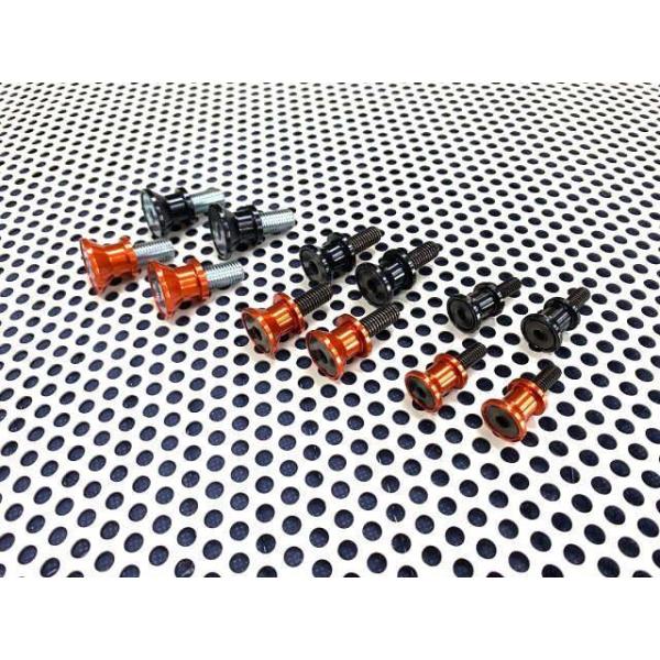SUPER NOW スーパーナウ リアスタンドボス ネジサイズ：M10 / カラー：オレンジ スタンドフック フレーム