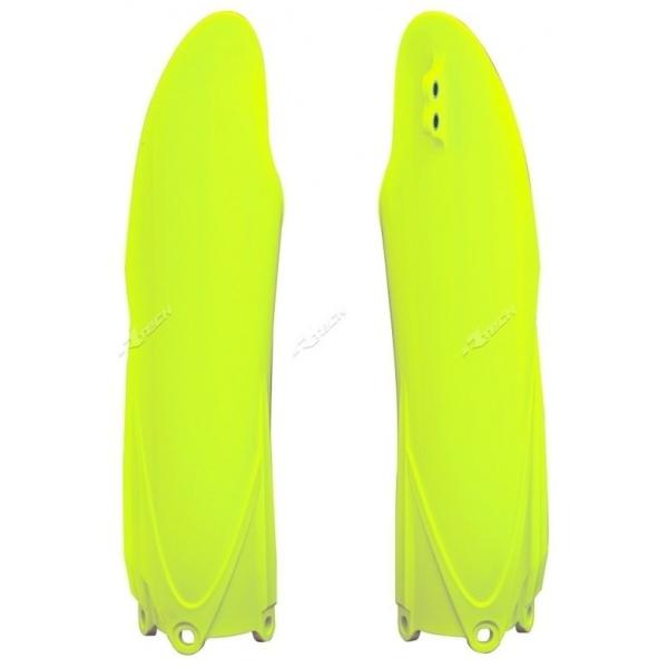RACETECH ���[�X�e�b�N Fork Guards Neon Yellow Yamaha YZ 250 F  450 YAMAHA ���}�n �t�H�[�N�K�[�h �O��