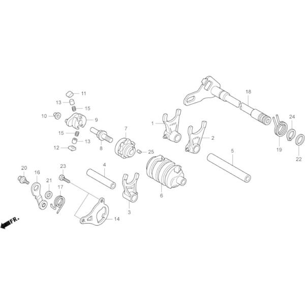 HRC �G�C�`�A�[���V�[ �V�t�g�t�H�[�N�V���t�g M NSF250R HONDA �z���_ �~�b�V�����E�M�A �G���W���p�[�c �G���W��