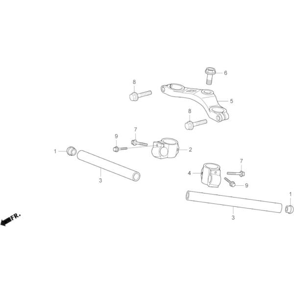HRC �G�C�`�A�[���V�[ �n���h���z���_�[ �^�C�v�F���� NSF250R HONDA �z���_ ���̑��Z�p���[�g�n���h���I�v�V�����E��C���i �n���h��