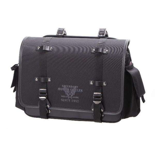 DEGNER（デグナー） ナイロンサドルバッグ カラー：ブラック サイド