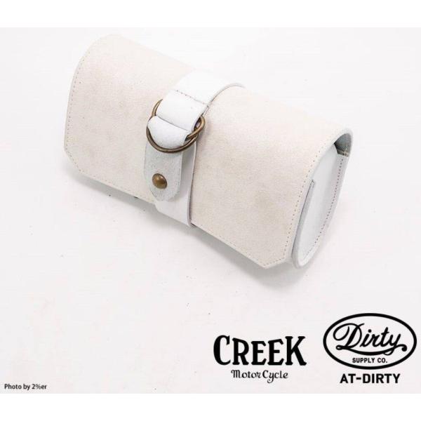 2%er ツーパーセンター 【CREEK MOTORCYCLE×AT-DIRTY】レザー プレーン ツールバッグ バッグ