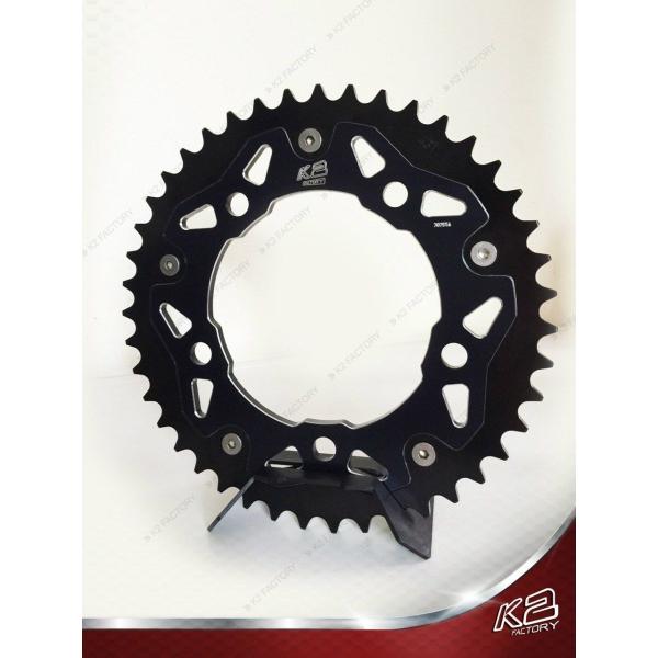 K2 Factory Brand �P�[�c�[�t�@�N�g���[�u�����h SPROCKET FOR CB650F ���A�X�v���P�b�g �X�`�[�����A���~�j�E�� �����F43T / �J���[�FBlack HONDA �z���_