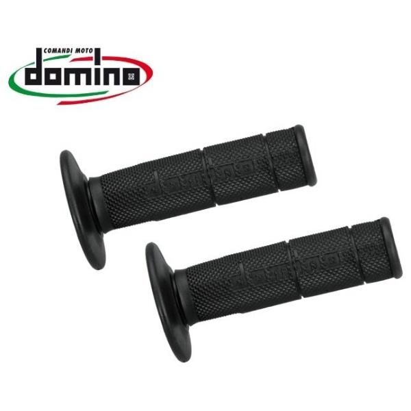 domino ドミノ オフロードグリップ モノクロ (クロスなし) カラー：ブラック グリップ ハンドル