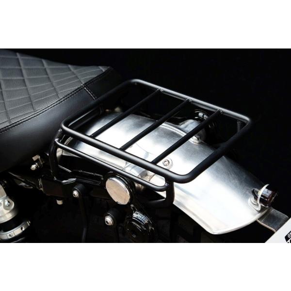 KEDO ケド ミニパニアラック SR400 リアキャリア ブラック webike_24965352