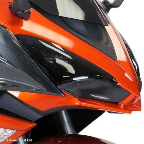 POWERBRONZE ヘッドライトレンズシールド カラー：ライトスモーク