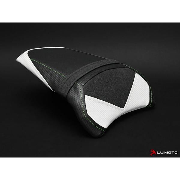 LUIMOTO ルイモト リアシートカバー Sport カラー：ライム グリーン ステッチ／CFパール Ninja 650 KAWASAKI カワサキ シートカバー シート関連 外装