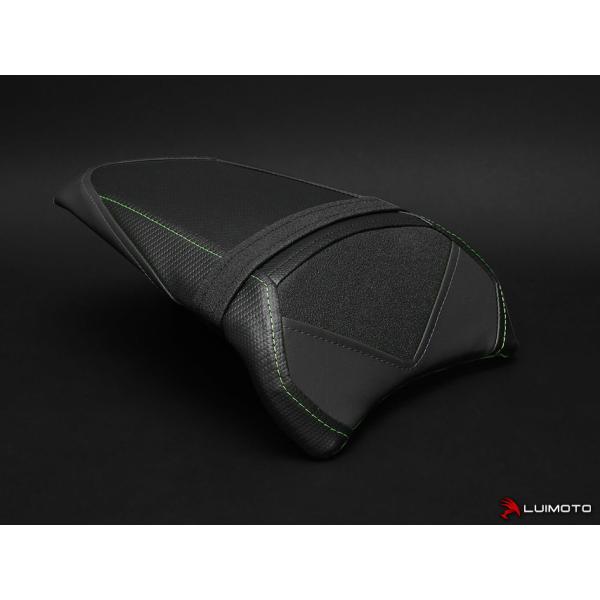 LUIMOTO ルイモト リアシートカバー Sport カラー：ライム グリーン ステッチ／SPブラック Ninja 650 KAWASAKI カワサキ シートカバー シート関連 外装