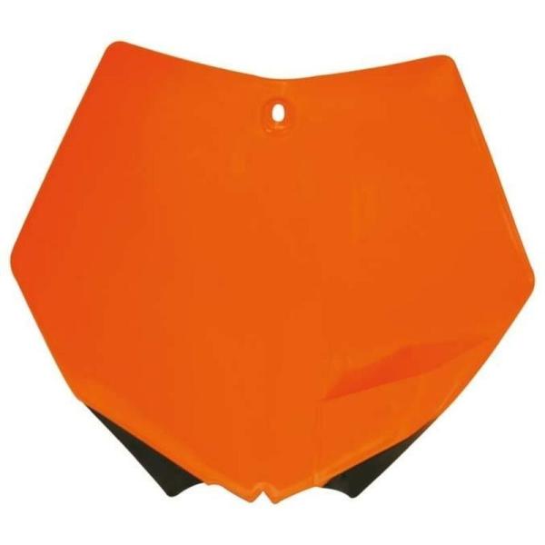 RACETECH ���[�X�e�b�N Front Number Plate Orange KTM 125 SX 144 250 505 SX-F �[�b�P���J�E�� �J�E���֘A �O��