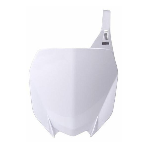 RACETECH ���[�X�e�b�N Front Number Plate White Yamaha YZ-450F YZ 250 F  450 YAMAHA ���}�n �[�b�P���J�E�� �J�E���֘A �O��