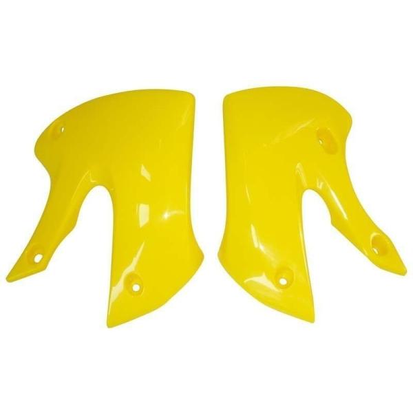 RACETECH [XebN Radiator Scoops Yellow RM65 ET DR-Z110 KAWASAKI JTL WG[^[ p֘A GW