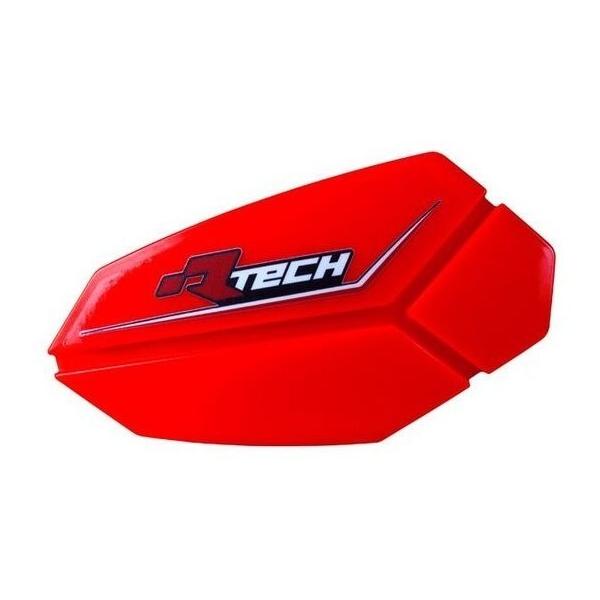 RACETECH ���[�X�e�b�N Spare R20 Plastic Guards Only Neon Red E-Bike �n���h�K�[�h�E�i�b�N���K�[�h �n���h�����Ӄp�[�c �n���h��