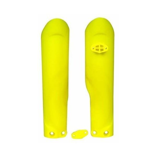 RACETECH ���[�X�e�b�N Fork Guards Yellow Husqvarna TC85 TC 85 BIG WHEELS 19/16 STD 17/14 HUSQVARNA �n�X�N�o�[�i �t�H�[�N�K�[�h �O��
