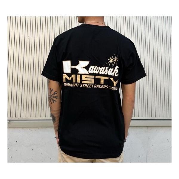 ミスティ MISTY KAWASAKI Tシャツ〈BLK〉 サイズ：L Tシャツ アパレル