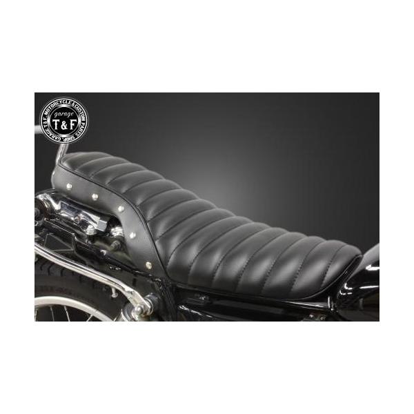 お*中様 sr400 社外タンク　シート付 Garage T＆F ガレージ スタッド付きタックロールシート(Face-3) SR400