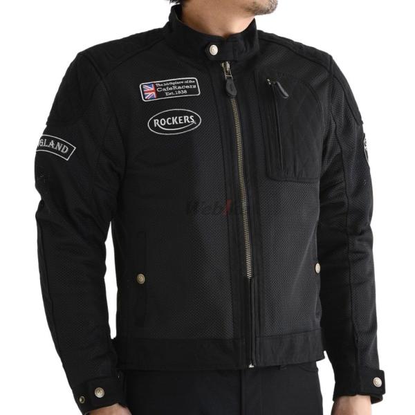 エースカフェロンドン　フルメッシュジャケットLサイズ ACE CAFE LONDON（エースカフェロンドン） Padded Mesh Jacket [パ