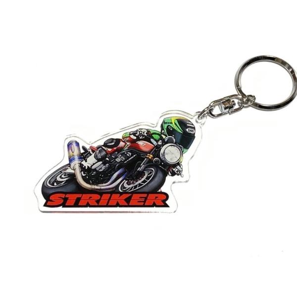 STRIKER（ストライカー） アクリルキーホルダー ライディング T