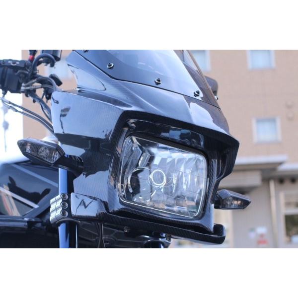 ZRX1200 DAEG フロントカウル　VERTIA VERTIA ヴェルティア ワイドアッパーカウル タイプ：Carbon