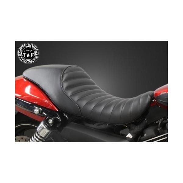 ガレージT&F ハーレー ダイナ ダブルシート(タックロール) 美品 Garage