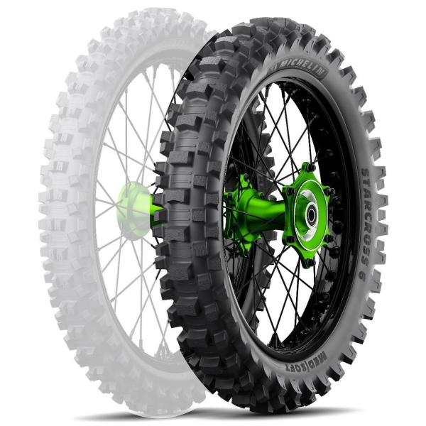 MICHELIN ミシュラン STARCROSS 6 MEDIUM SOFT 【120/90-18 M/C 65M TT】 スタークロス ミディアム ソフト タイヤ オフロードタイヤ・モトクロス