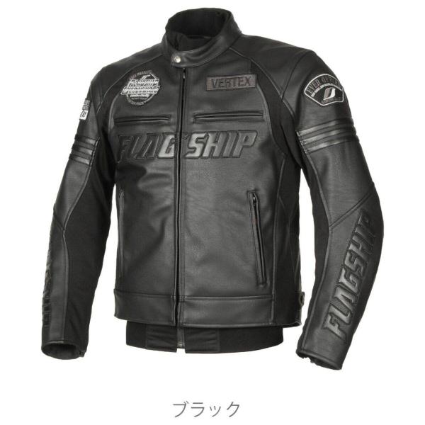 フラッグシップ イグナイトジャケット サイズL レザー　超美品 FJ_W213_GR_F.jpg