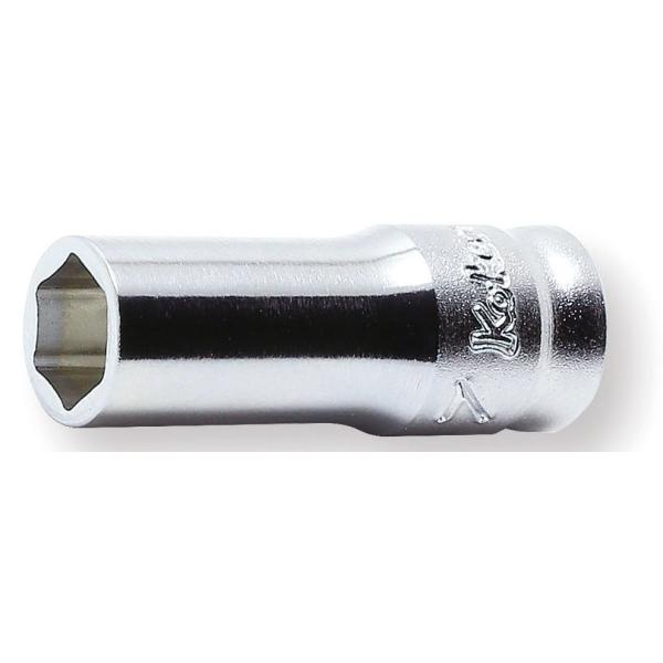 他サイト： ko-ken コーケン Z-EAL 1／4”(6.35mm)SQ. 6角セミディープソケット サイズ：10mm ミリ（1/4ソケット） ソケット ハンドツールの商品画像