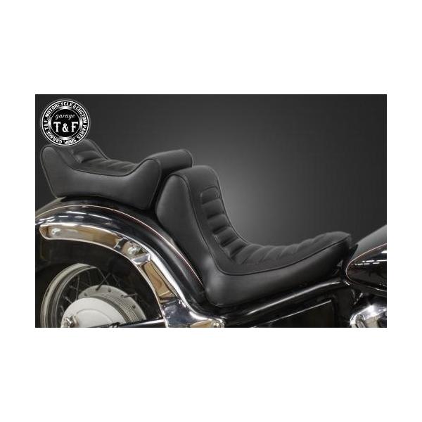 【美品】ガレージT&F ドラッグスター400 シート 有限会社ガレージT&F / ドラッグスター400 スムースダブルシート