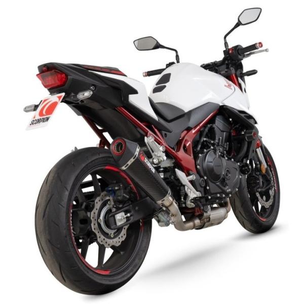 SCORPION スコーピオン セルケトテーパー スリップオンマフラー タイプ：カーボン／重量：1.7kg CB750 Hornet HONDA ホンダ マフラー