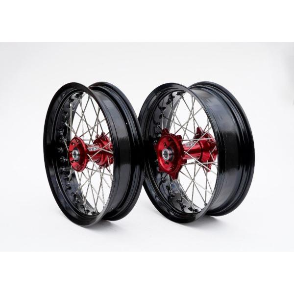 REX WHEELS レックスホイール モタードコンプリートホイールセット