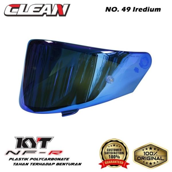 Clean クリーン Helmet Visor Iridium No.49 Color：Revo Blue NF-R NZ