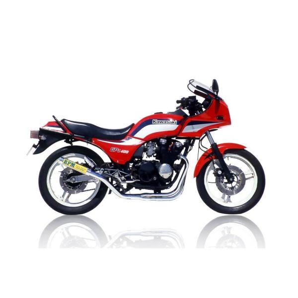 RPM アールピーエム RPM-67Racingフルエキゾーストマフラー サイレンサーカバー：チタン GPZ400F KAWASAKI カワサキ フルエキゾーストマフラー マフラー