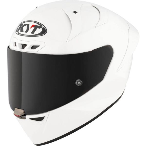 KYT ケイワイティ KX-1 RACE GP PLAIN WHITE ／E06-FIM［プレーン