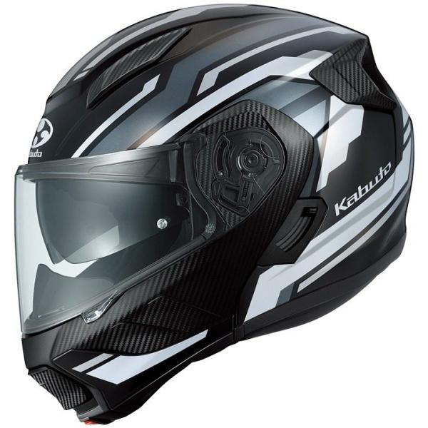 OGK　KABUTO　RYUKI　白/黒　サイズL bikeman4mini_ogk-4966094595937