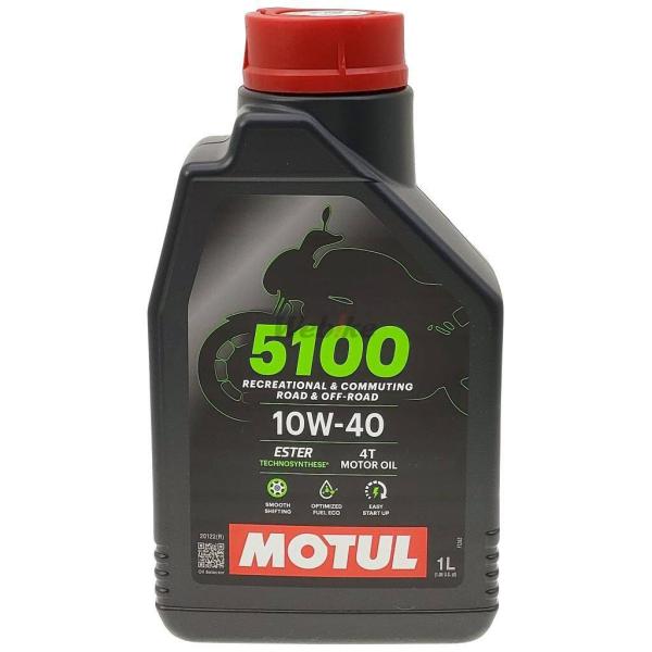 MOTUL（モチュール） 5100 4T 【10W-40】【1L】【4サイクルオイル】 4