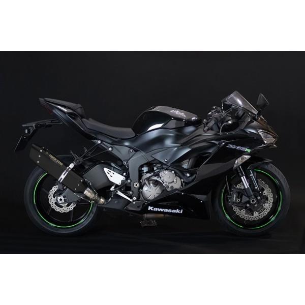 TRICKSTAR トリックスター 政府認証スリップオンマフラーIKAZUCHI タイプ：IKAZUCHIブラックエディション ZX-6R KAWASAKI カワサキ スリップオンマフラー