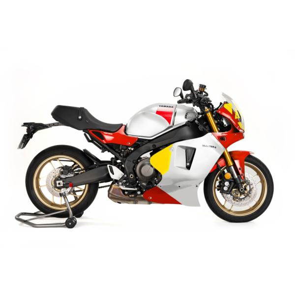 YAMAHA XSR900 タンクカバー 赤 白 4点セット YAMAHA XSR900 タンクカバー 赤 白 4点セット 2025年最新