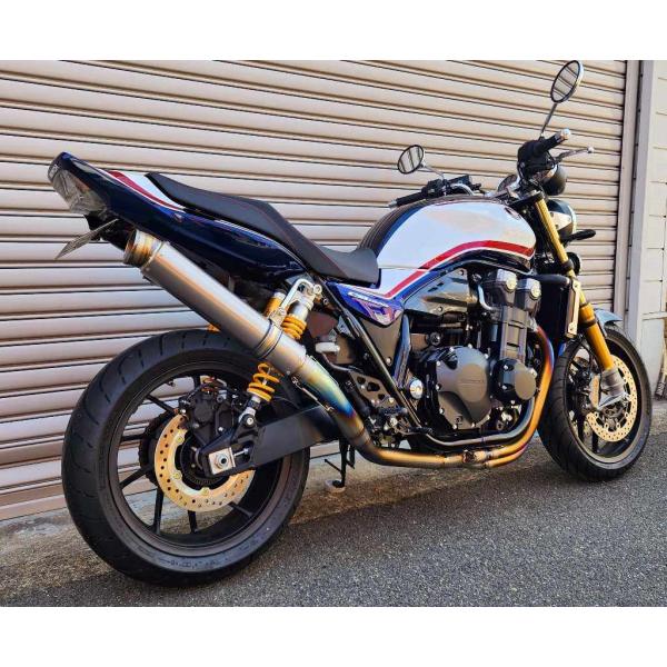 美品 アサヒナレーシング マフラーCB1300SFSB SC54 03-07 ASAHINA Racing（アサヒナレーシング） フルチタンEX GPフォーミュラ