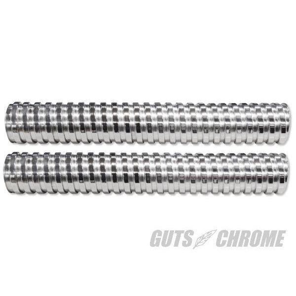 GUTS CHROME ガッツクローム 【V-TWIN】フレキシブル エキゾーストカバーセット その他マフラーオプション・補修部品 マフラー