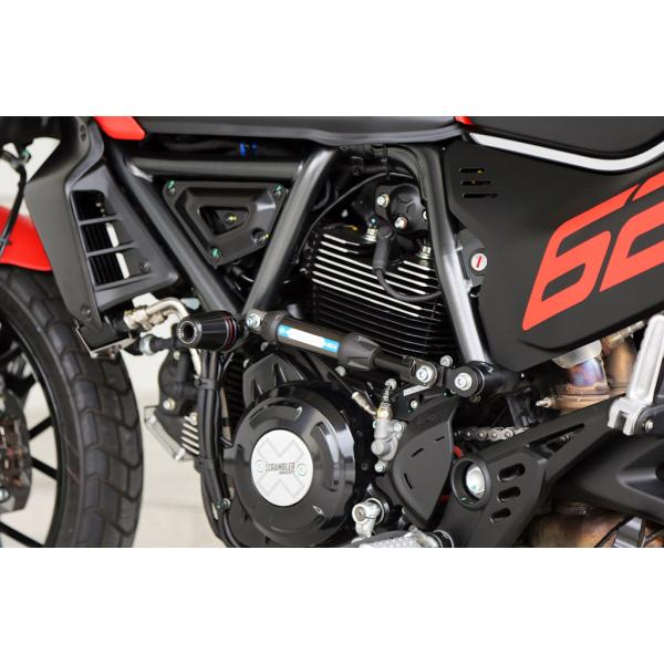 AELLA アエラ フレームスライダー【パフォーマンスダンパー用】(Scrambler 2G) Scrambler Icon Full Throttle Night Shift DUCATI ドゥカティ フレーム